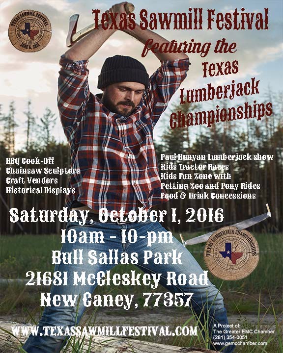 The Texas Sawmill Festival Will Be Held At Bull Sallas Park In..