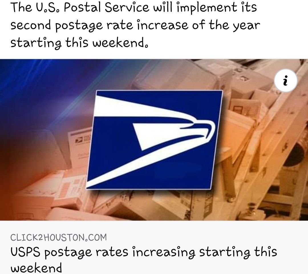 Postage Increase